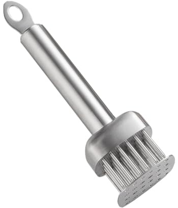 Hohopeti 304 Stainless Steel Meat Tenderizer Steak Needle Locking Pin, Household Kitchen Pork and Beef Pounder for Muscle Fiber Breaking and Cooking