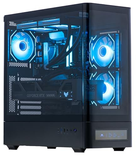 Veno Scorp Gaming PC AMD Ryzen 5 7500F Processor Nvidia GeForce RTX 5060Ti 16GB Graphics Card – DDR5 16GB 5200MHz RAM – 1TB NVMe SSD – 650W PSU – Windows 11 – IONIX Black ARGB Case–Liquid Cooling–WiFi