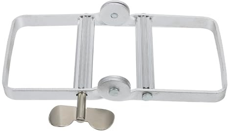 Presse-tube en Alliage D’aluminium pour Tubes Métalliques | Pratique pour Dentifrice et Pommades, Finition Argentée, Usage Salle de Bain et Atelier