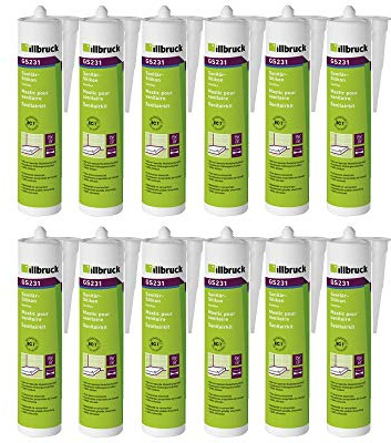 Silikon Sanitär und Bau Profiware Illbruck GS 231 12x 310ml Kartusche schwarz