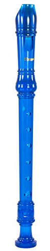 Sopranblockflöte 301TBL von Recorder Workshop transparent/blau