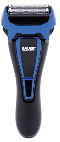 Bauer 39169 Rechargeable Wet & Dry Shaver | Pressure Sensitive Floating Heads | Pop-Up Precision Trimmer | Waterproof Mens Shavers