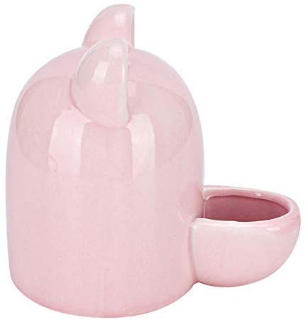 Nimomo 250 ml Keramik-Tränke für Haustiere, langlebiger Hamster-Wasserspender, stummgeschalteter Wasserspender für Hamster, Igel, Eichhörnchen