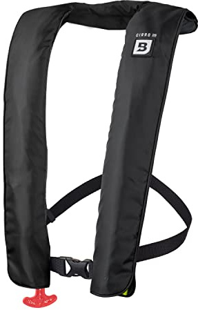 BLUESTORM Cirro 26 Automatic/Manual Inflatable Life Jacket PFD for Adults (Apex Black) | US Coast Guard (USCG) Approved Self Inflating Life Vest Preserver