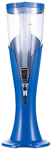 YZJSSL Columna De Cerveza De 3L con Grifo, Torre De Cerveza, Columna De Bebidas, Columna De Bebida, Dispensador De Cerveza Se Utiliza para Fiestas De Bar En Casa-Blue