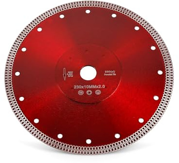 Casaverde Disque à tronçonner diamant super fin de 230 mm pour porcelaine, granit, marbre, carrelage et céramique 230 mm