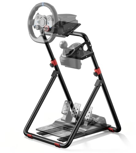 RACGTING Racing Wheel Stand for Logitech G29 G920 G923 G27 G25,Quick Assembly Steering Wheel Stand for Thrustmaster T248X T248 T300RS T150 458 TX PS4 PS5 Xbox