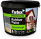 FARBEX Universal Premium Gummi Farbe-Innen und Außenfarbe für alle Oberflächen, Elastische Abdichtung gegen Feuchtigkeit, Witterung-1,2 kg-Braun
