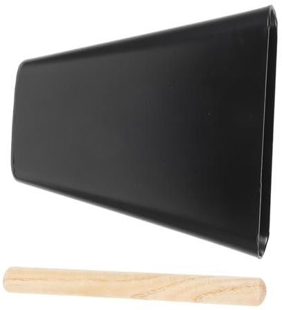 TOPPERFUN Instrumento De Percusión Cencerro De Madera y Metal para Uso Aulas y Celebraciones Infantiles
