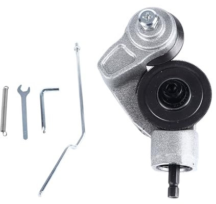 Elektrobohrer-Plattenschneider, Elektrobohrer-Umbau-Plattenscheren-Aufsatz, Metallknabber-Bohrer-Aufsatz mit Adapter Zum Schneiden Dünner Eisenbleche