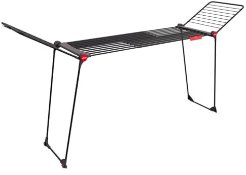 Vileda 179620 Infinity Flex Ultimate Sèche-Linge Grande Taille, 30 m de Long, Télescopique Extensible jusqu'à 2 mètres, Ailes Hautes, Sèche-Linge déjà assemblé