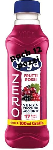 Succhi Frutti Rossi Zero, Senza Zuccheri Aggiunti, 12 Bottiglie da 500 Ml