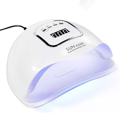 120w UV LED Nagellampa Professionell Nageltork Gel Oil Lamp UV Nagellampa med 4 timerinställningar 10s Torkande Nagellack Curing Gel LED Tork med 45 LED Light Beads
