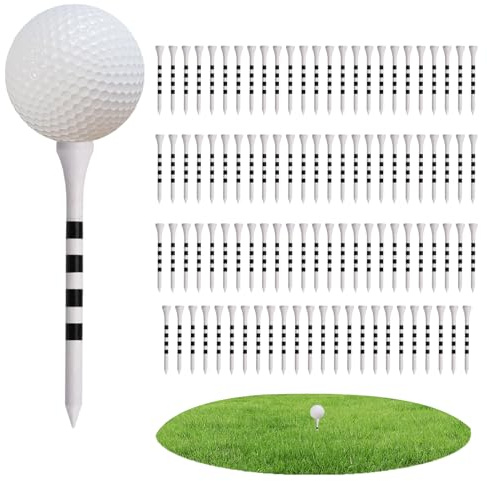 Tall Golf Tees – Extra Height Golf Tees, Premium Wooden Tee| Long Drive Golfs Accessories, Lightweight Practice Pegs for Precision Shots and Gollf