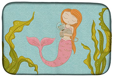 Caroline Treasures BB8540DDM Bayeta Escurreplatos, Alfombrilla de secado de platos, 14 pulgadas x 21 pulgadas