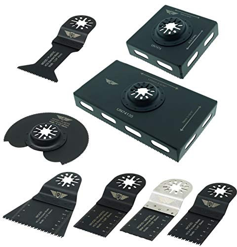 8 x TopsTools UNBCK1 Socket Back Box Cutters Kit Compatible with Bosch Fein (Non-StarLock) Makita Milwaukee Einhell Ergotools Hitachi Parkside Ryobi Worx Workzone Multi Tool Accessories