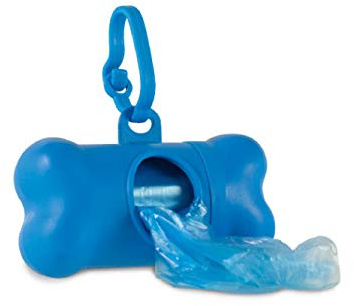 B-BLACK Porta Sacchetti IGIENICI Cane con Sacchetti Passeggiata Animali Domestici LETTIERA