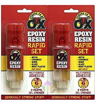 STOREX 2 X Super EPOXY Multi Purpose Rapide Extra Strong Adhesive Super Bond HARDNER 2 Part
