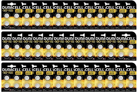 Duracell Pilas de botón de Litio CR2032 de 3V - Caja de 36 Blister de 4 Pilas (Total 144 Pilas)