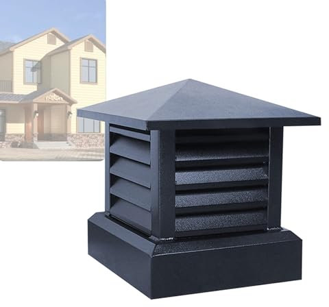 Comignolo Copertura, Copertura Antipioggia Per Tetto, Resistente Alle Intemperie, Rinforzata E Di Facile Installazione, Copertura Di Sfiato Adatta Per Piastrelle Per Canna Fumaria In Muratura Esterna