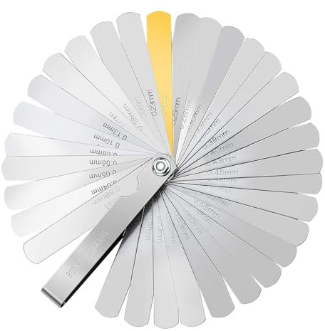 32 Klingen Fühlerlehren, Gewindelehre, Messlehre, Gewindelehre Metrisch Zoll, Fühlerlehre, Fühlerlehre Ventilspiel