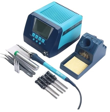 Stazione di Saldatura, Kit Di Strumenti For Stazione Di Saldatura BK90 Attrezzatura For Saldatura Professionale A Temperatura Costante Con Spegnimento Automatico Del Trasformatore(Set 3)