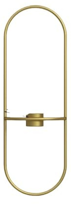 Kreativa väggljushållare järn ljusstake dekor montering vardagsrum dekoration tillbehör för sovrum (guld)