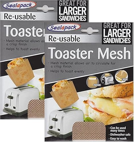 Toastamesh Bag 1 Pack – Reusable Non-Stick Toastie Bag for Toaster, Grill & Sandwich Maker, Ideal for Mess-Free Snacks (2)