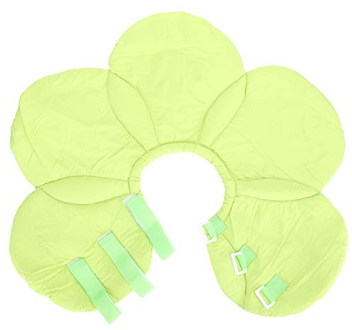 Collar de Cono para Mascotas, recuperación Suave Ajustable, Collar Protector para Perros, Cono de recuperación para Gatos, cómoda Cubierta para el Cuello con Forma de Flor con (Metro)