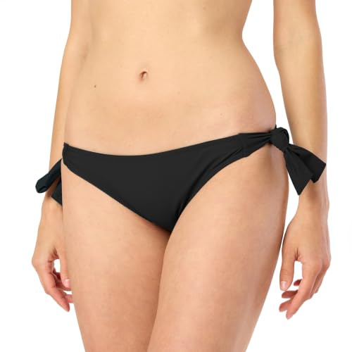 Merry Style Bragas Braguitas de Bikini Parte de Abajo Bikini para Playa Piscina Trajes de Baño Bañadores Swimwear Mujer MSVR4 (Negro (9240), 42)