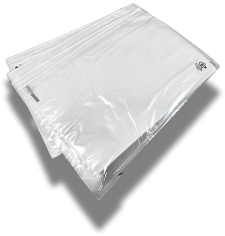 100 selbstklebende Dokumententaschen Lieferscheintaschen Transparent klar (225x166mm A5)