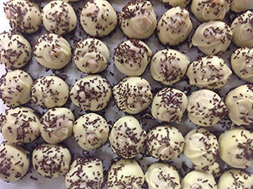 TRUFFES CHOCOLAT BLANC ET FRAMBOISE 1 kg - fabrication artisanale