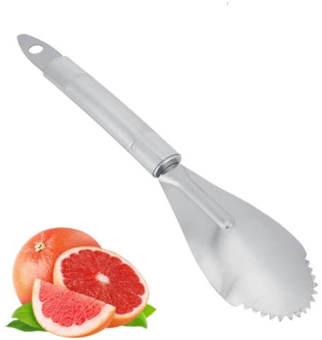 Grapefruitmesser, Edelstahl Wohlfühl-Obstschäler Grapefruitschäler Grapefruitlöffel Obstschäler Schälen Küchenhelfer Zubehör für Zitrusfrüchte, Kiwisalate, Desserts