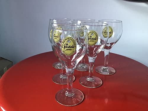 Lot de 6 verres à bière la goudale 25cl neuf