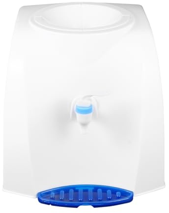 Portable Desktop Cold Water Dispenser - 5L Water Holder with Press Pump, Ideal for Home, Office & Outdoor Use