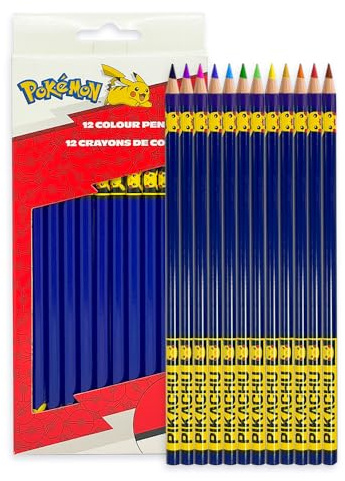 12 matite colorate POKEMON