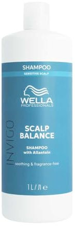 Wella Professionals Invigo Scalp Balance Senso Calm - Gentle Cleansing Shampoo - Dry Scalp Shampoo For Sensitive Scalps - Fragrance Free (1L)