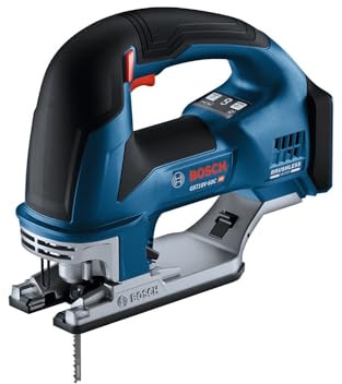 BOSCH GST18V-60CN 18V Brushless Connected Top-Handle Jig Saw, 3,800 SPM, LED Light, Tool-free Blade Change (Bare Tool)