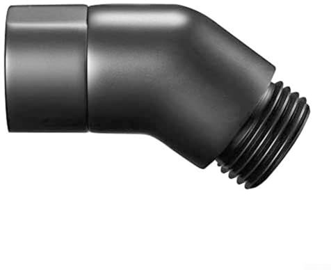 G12 - Codo de ducha de mano de acero inoxidable 304 a prueba de óxido, adaptador de cabezal de ducha de mano de 135 grados