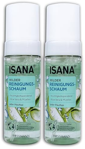 2-pack ISANA milt rengöringsskum 2 x 150 ml
