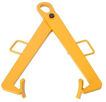 CDZHLTG Abrazadera De Elevación Vertical De Bidones De Aceite, 600KG/ 1322 lbs Tenazas de Elevación de Barril de Aceite, Acero De Aleación Esparcidor De Gancho De Barril 550-600mm