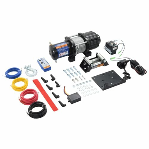 Rantry Elektrische Seilwinde 12V 2,041.2 kg 2040kg mit Fernbedienung Seilwinden