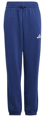 adidas Unisex Kinder Essentials Pants, Dark Blue/White, 11-12 Years