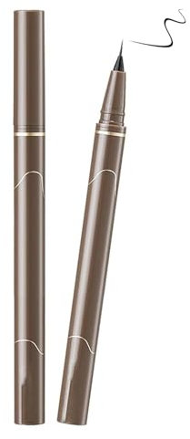 EONFAVE Flüssiger Eyeliner Wasserfest, Schwarz Stift, Pigmentiert Kajalstift, Langanhaltend & Wischfester Korean Make Up Liquid für Augen und Gesicht