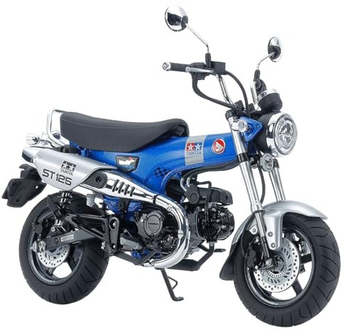 TAMIYA 14142 1:12 Honda DAX 125 Edition - originalgetreue Nachbildung, Plastik Bausatz, Basteln, Modellbausatz, Zusammenbauen, Motorrad Bausatz
