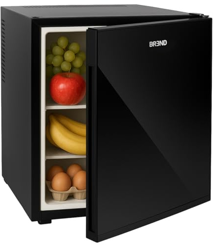 BREND BR-2240 Mini réfrigérateur thermoélectrique - 44 L - Silencieux 35 dB - LED - Économe en énergie - Pour chambre, bureau ou camping