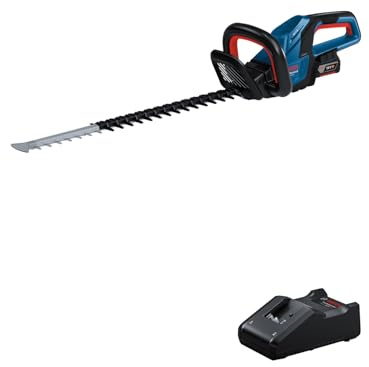 Bosch Pro Tagliasiepi a batteria GHE 18V-60 | motore brushless, capacità di taglio di 20 mm, inclusi batteria e caricabatteria