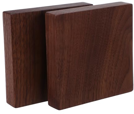 ELAYARD 2pcs Planches de Contreplaqué en Noyer Naturel, Épais et Faciles à Couper, Panneaux en Bois Marron pour Projets DIY et Décoration Intérieure