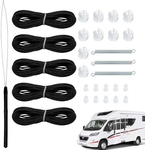 - Pleated Blind Repair Kit - Window Blind Blinds Cord Repair Kit | RV Cover Repair Kit, Vertical Blinds Repair Tabs for Caravans, Heavy Duty Roller Blinds