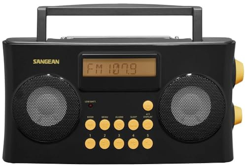 Sangean PR-D17 (Vocal 170). Negro